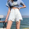 Shorts de Mezclilla para Mujer Verano 2021 Nueva Llegada Ajustados Pantalones Maduros Celebridad de Internet Forma A Sueltos Pierna Ancha Pantalones Cortos Calientes Estilo Trendy Ins