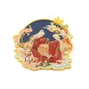 Insignias Metálicas Esmaltadas Personalizadas Estilo Antiguo, Productos Culturales y Creativos para Lugares Turísticos, Pines de Solapa Esmaltados de Colores, Merchandising de Películas, Broches Creativos
