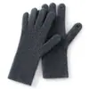 Nuevos guantes de punto acanalado de cachemira para otoño e invierno, cálidos y a prueba de frío, suaves y amigables con la piel para hombres y mujeres, adecuados para ciclismo al aire libre