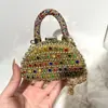 Bolso cruzado transfronterizo, bolso de mano, bolso de noche, cartera, bolso de mano con incrustaciones de diamantes, bolso cruzado de moda 2026 con incrustaciones de diamantes