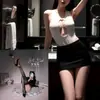 El Atuendo Versátil y Juguetón de la Secretaria Yilele Que Se Puede Usar con el Pecho al Descubierto, Uniforme de Aeromoza, Lencería Seductora, Deseo Puro, Ropa Sexy para Mujer