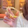 Nuevo Pulsera de Cristal Dorado Imitación Estilo Chino Gordito Fortuna Diseño de Nicho Ins Estilo Nacional de Gama Alta Pulsera Atrae Riqueza Regalo para Mujeres