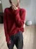 Suéter de punto de cuello alto estilo coreano para mujer, engrosado para abrigar, top de punto versátil, suave y cómodo, nueva colección otoño/invierno 2026