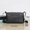 Bolso bandolera de piel auténtica Marent para hombre, bolso de hombro de alta gama, bolso informal para ir al trabajo, bolso bandolera de piel de vacuno de capa superior.