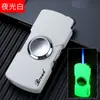 Encendedor Mini Spinner Fidget Descompresor, Encendedor de Juguete para Dedos Resistente al Viento con Llama Directa Premium, Artículo Popular de Celebridad de Internet