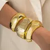 Moda Popular Transfronteriza Personalidad Estilo Exagerado Irregular Geométrico Brillante Abierto Juego de Múltiples Piezas de Joyería de Pulsera para Mujer