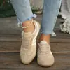 Comercio Exterior Tallas Grandes Transpirables Zapatos Blancos Mujer Otoño Nuevo Estilo Deportivos Casuales Versátiles Ligeros Antideslizantes Zapatos de Skate Zapatos de Entrenamiento Alemanes Zapatos de Mujer