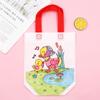 Bolsa de Grafitis No Tejida Bolsa de Clasificación de Basura DIY Material para Bolso de Mano de Producción Pintado a Mano para Niños
