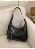 Comércio exterior, minimalista, casual, bolsa tote grande estilo retrô para mulheres, nova moda, grande capacidade, adequada para o trajeto diário, bolsa de ombro versátil, bolsa transversal da moda