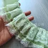 Borda de renda, acessórios de vestuário, enfeites de saia, acessórios de cabeça, acessórios, babados plissados, acabamento de saia bufante estilo Lolita