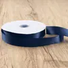 Cinta de Raso de Color Puro de 2.5cm Cinta de Poliéster 80 Yardas Ramo de Flores Paquete Cinta de Flores Cinta Cinta para Empaque de Pastel Lazo