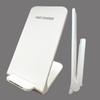 Carregador sem fio inteligente para celular, bobina dupla 15W, vertical, portátil, dobrável, carregamento rápido, suporte de mesa