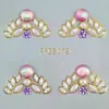 Patrón de Pegatinas Pintadas de Joyas de Princesa Retro para la Frente Estilo Antiguo Facial Niños Pegatinas Brillantes para Cejas con Pedrería Pegatinas Faciales Estereoscópicas