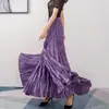 Ropa de Mujer de Tallas Grandes Nueva Transfronteriza, Falda Plisada Prensada Fluida y con Caída, Estilo Europeo y Americano 2026, Holgada y Adelgazante, Falda Amplia Extra Grande