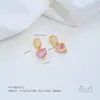 Banho de ouro 14K sobre cobre, apresentando pingentes em forma de coração de zircônia, retangular, tulipa e laço - materiais para acessórios de joias DIY feitos à mão