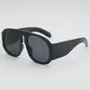 Óculos de Sol Aviador Estilo Europeu e Americano Cor Jelly Gradiente Cor Dopamina Tendência Street Style Anti-UV 2025