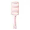 Pente Grande de Palheta para Cabelos Cacheados, Ferramenta de Styling Volumizador, Pente com Almofada de Ar para Cabelos Longos, Pente Massageador, Pente Grande Curvo