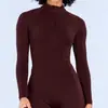 Nueva Chaqueta de Yoga Dfyne con Cuello Alto, Cremallera y Mangas Largas, Ropa de Yoga Ajustada de Secado Rápido, Top Deportivo para Fitness al Aire Libre