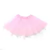 Al por mayor en stock Disfraz de Baile para el Día del Niño Colorido Tutú de Tres Capas de Longitud Media Vestido de Tul de Princesa