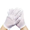 Guantes Rayados para Sala Limpia de Fábrica de Electrónicos, Doble Cara, Venta al por Mayor del Fabricante, Semiconductor, Antideslizantes, Transpirables