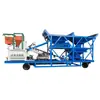 Hzs90 Estação de Mistura Equipamento Completo Fabricante Base Gratuita Totalmente Automática Grande, Média e Pequena Estação Móvel de Mistura de Concreto