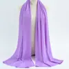148 Lenço Bolha de Chiffon Perolado Colorido Lenço de Cabeça Malaio Lenço Feminino Lenço de Cabeça Malaio