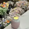 Cerámica de Jingdezhen Flor Adornos de Escritorio para el Día de San Valentín Regalos Conmemorativos de Graduación Regalos Creativos de Cumpleaños Regalos para el Día del Maestro