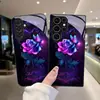 Adecuado para funda de teléfono Samsung S26ULTRA A37 Morado Soñador S24 cubierta protectora A06 funda de vidrio templado A07