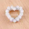 Acessórios de cerâmica vazada flor de amor bola de diamante macio contas com furo reto Acessórios para chaveiro de celular DIY colar