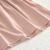 Vestido de Outono para Meninas Comércio Exterior Transfronteiriço Novo Doce Rosa Flor Tridimensional Alça Larga Ombro a Ombro Manga Longa