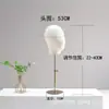 Soporte de Exhibición para Moldes de Cabeza de Terciopelo, Peluca, Sombrero, Gafas, Bufanda de Seda, Soporte para Joyería, Modelo de Cabeza Falsa, Accesorios, Sombrero, Drag