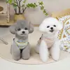Ropa para Perros 2026 Nuevo Estilo Teddy Bichón Verano Mascota Gato Cachorro Pequeño Pomerania Chaleco Rayado Colorido