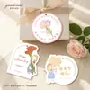 Etiqueta para el Día de la Madre, Caja de Regalo para Ramo, Decoración de Pastel, Tarjeta Colgante, Floristería, Panadería, Tarjeta con Mensaje Manuscrito, Suministros para el Día de la Madre