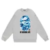 Sudadera con capucha de algodón 260 para hombre, marca de tendencia transfronteriza de comercio exterior, estampado de camuflaje, manga larga para otoño e invierno, top pullover holgado de cuello redondo con estampado de letras