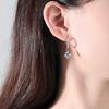 Pendientes Jinse con microincrustaciones de circonita y cobre, nuevos y exquisitos, para mujer.
