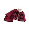 Trajes de Niña Estilo K Engrosados, Ropa de Invierno, Nuevo Conjunto de Dos Piezas de Falda y Chaqueta Estilo Pequeño Fragante para Bebé Niña Tendencia
