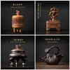 Novo Estilo Chinês Dinastia Song Estética Sala de Chá Prateleira de Exibição, Bule, Lata de Chá, Incensário, Cerimônia do Chá Decorações Artesanais Estilo Retrô