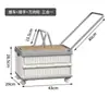 Equipaje Al Aire Libre Camping Caja de Almacenamiento Camping Tapa de Madera Caja de Almacenamiento Organizador de Maletero de Coche Caja Plegable para Picnic