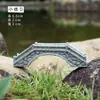 Puente de Paisajismo para Acuario Puente de Agua Corriente Puente de Piedra Puente Pequeño Paisaje Micro Chino Acuario Ventana del Tanque de Peces Modelo Rocalla