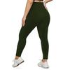 Pantalones de Yoga de Talla Grande con Layings Transfronterizos Fitness Cintura Alta Nude Europeo y Americano Levanta Caderas Mallas Deportivas para Correr en Stock