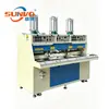 Máquina de prensado superior sin costuras de dos calores y un frío, máquina de unión de empeines de prensado en caliente y curado en frío, equipo de unión sin costuras para materiales de calzado