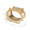 Caja de parto para gatos, cuerpo de cartón, doble capa, apilable, papel corrugado, resistente al desgaste, no se astilla, multifuncional, rascador de garra, tabla rascadora de garra de gato de madera maciza