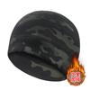 Chapéu de Lã para Exterior, à Prova de Vento e Frio, Chapéu Quente para Homens e Mulheres, Aconchegante Outono e Inverno, Proteção de Orelha para Ciclismo, Chapéu de Lã Polar Camuflado Tático