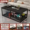 Mesa de Centro Simples Apartamento Pequeno Mesa de Chá Pequeno Suporte de Chá Sala de Estar Mesa de Preparo de Chá Integrada Totalmente Automática Mesa de Chá Kung Fu para Casa