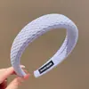 Diadema de Esponja Marrón para Niñas, de Ala Ancha, de Alta Gama, Diadema de Moda para Lavarse la Cara, Pinza para el Cabello de Alta Presión Craneal