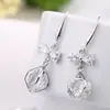 Pendientes de micro incrustaciones de circonita transfronterizos pendientes pendientes de lazo pendientes de perla pendientes de moda coreana pendientes fábrica al por mayor