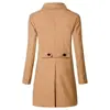 E-commerce Transfronteiriço AliExpress Casaco Trench de Lã Masculino 2026 Outono/Inverno Novo Estilo Roupa Exterior Tamanho Grande Comprimento Médio