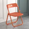 Banqueta Simples Cadeira com Encosto Casa Cadeira Dobrável Atividade Banco Dobrável Cadeira para Treinamento Conferência Cadeira de Jantar Dormitório Cadeira de Escritório
