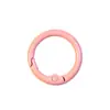 Barniz para Hornear Dopamina Color Caramelo Argollas Abiertas Argollas de Resorte Amuletos de Figura 23mm Llaveros Llaveros Cuentas Perler Colgantes