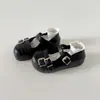 Sapatos Baixos Femininos Pretos de Fundo Plano com Salto Escondido e Corte Baixo para Verão 2026 Novos Sapatos Mary Jane Franceses Retrô com Salto que Aumenta a Altura e Sola Macia